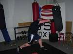 Super Heavy Weight Banger Andrew Husky Crushing the Heavy Bag